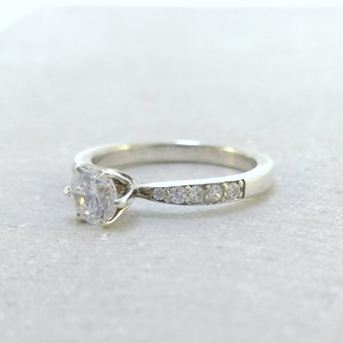 Malva, 18K Vitguld