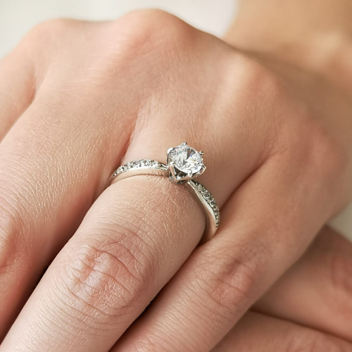 Ring 05, 18K Vitguld