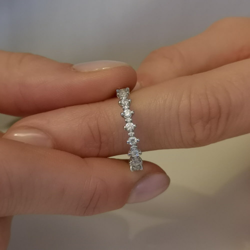 Vårstjärna, 18K Vitguld
