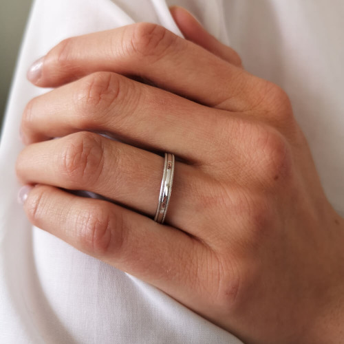Vide, 18K Vitguld