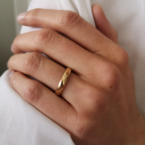Asp, 18K Vitguld