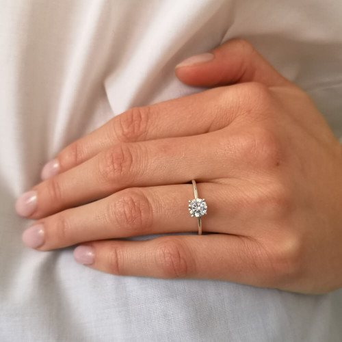 Scilla, 18K vitguld