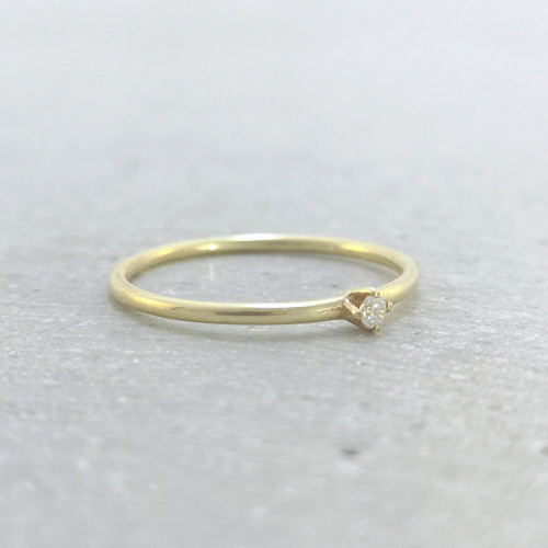 Vitsippa, 18K rödguld