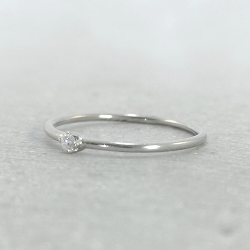 Vitsippa, 18K vitguld