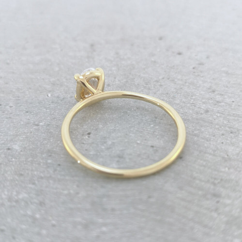 Höstaster, 18K rödguld
