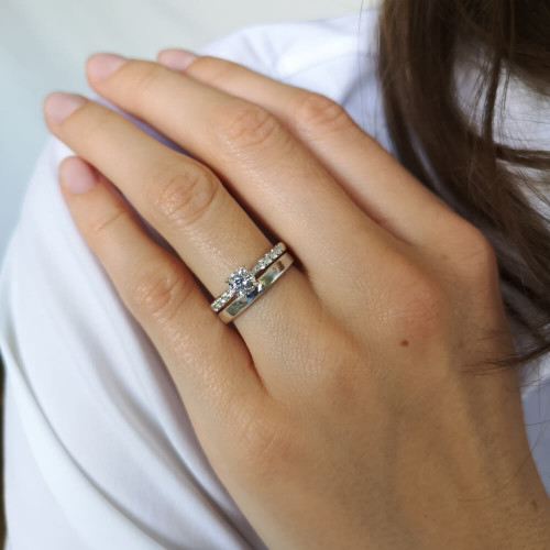 Veronika, 18K Vitguld