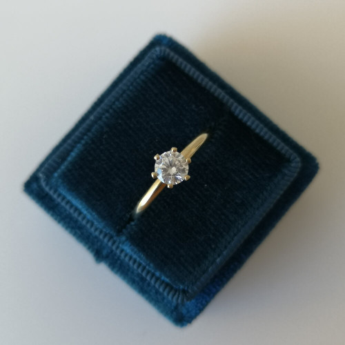 Stenört, 18K Rödguld