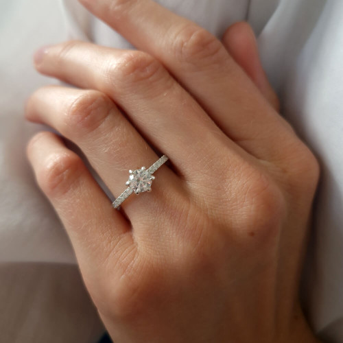 Ring 07, 18K Vitguld