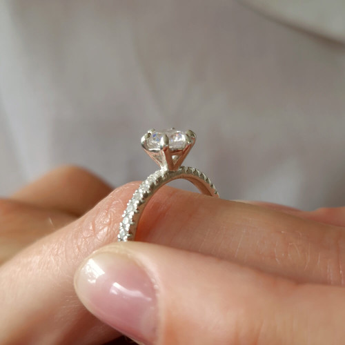 Ring 07, 18K Vitguld