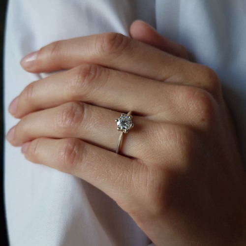 Ring 03, 18K Vitguld