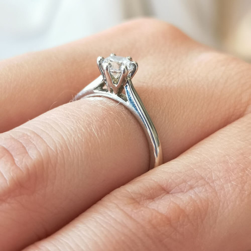 Nordspira, 18K Vitguld