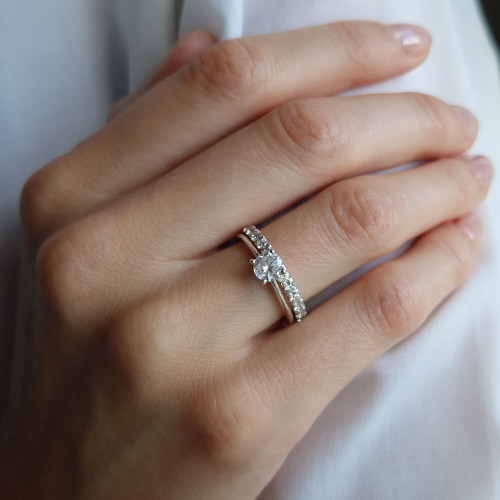 copy of Ring 16, 18K Vitguld