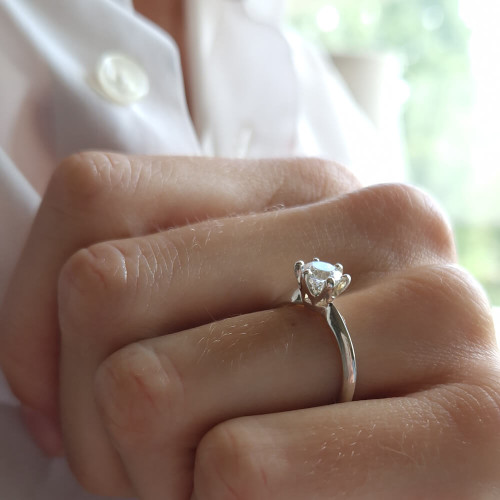 Ring 03, 18K Vitguld