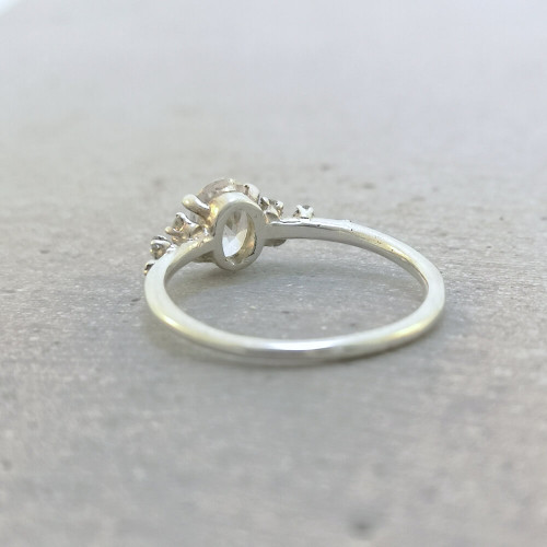 Aftonstjärna, 18K vitguld