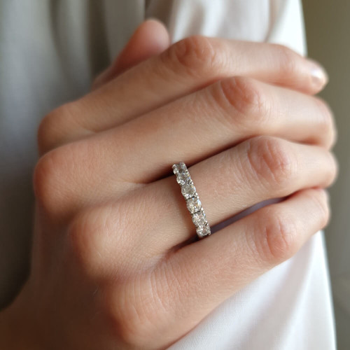 Aster, 18K Vitguld