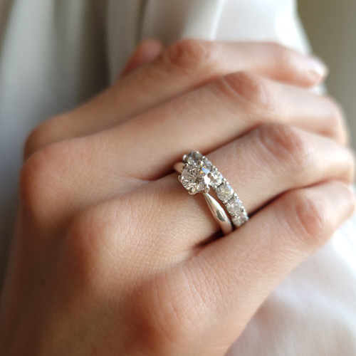 Aster, 18K Vitguld