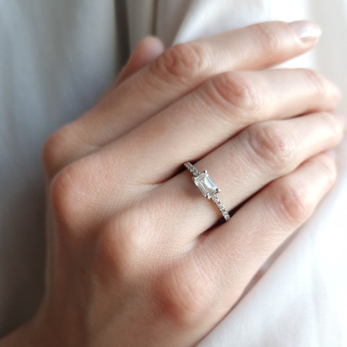 Cikoria, 18K Vitguld