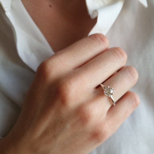 Ring 06, 18K Vitguld