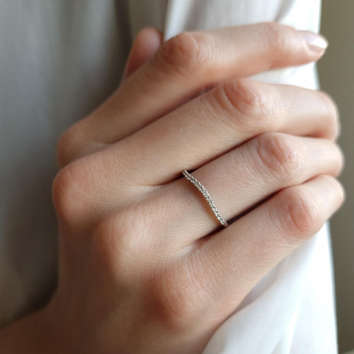 Vingloka, 18K vitguld