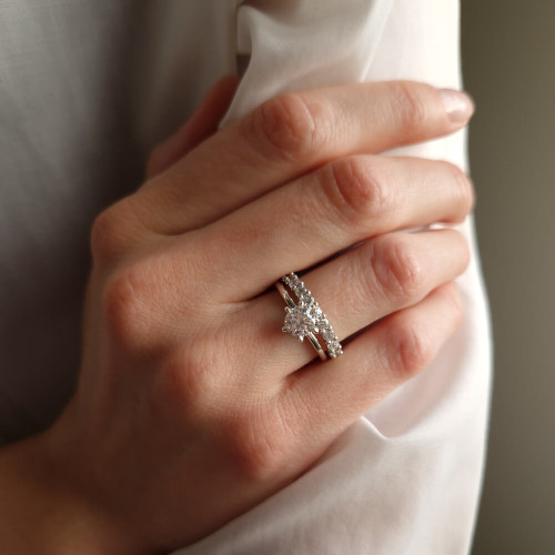 Zinnea, 18K Vitguld