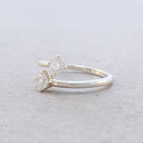 Havsnarv, 18k vitguld