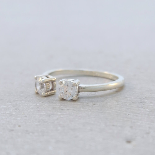Fjällviol, 18k vitguld