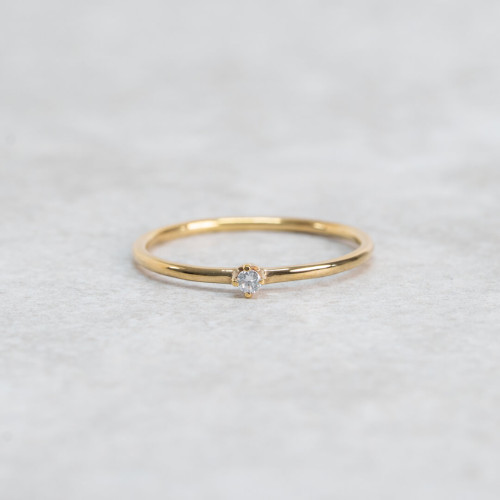 Vitsippa, 18K rödguld