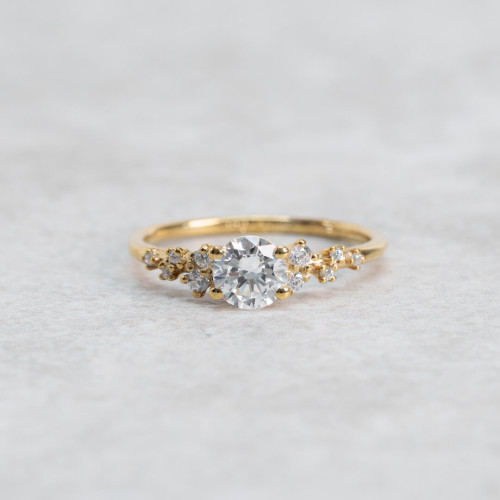 Liljekonvalj, 18ct yellow gold