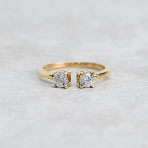 Fjällviol, 18k rödguld