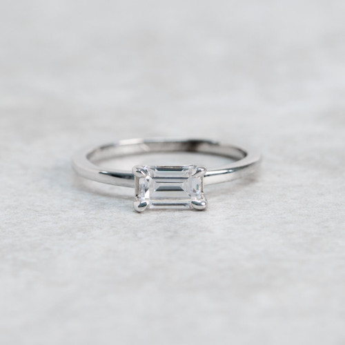 Amarant, 18K Vitguld