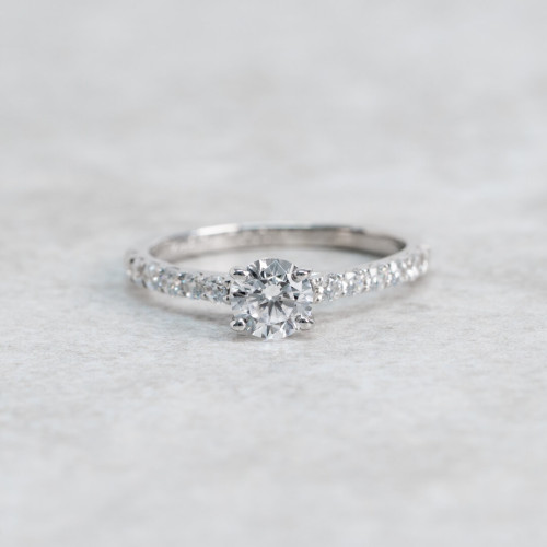 Dahlia, 18K Vitguld