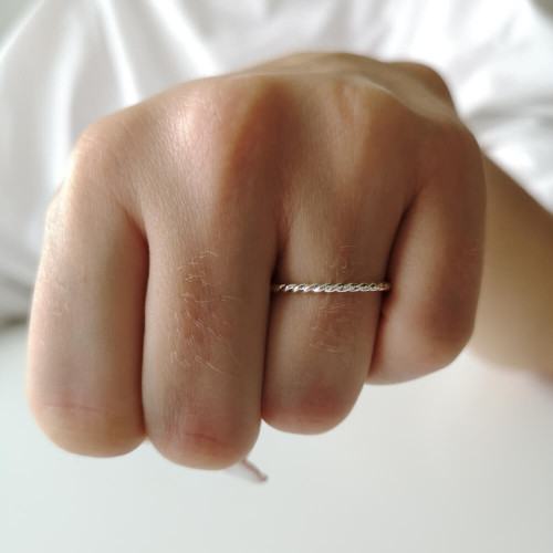 Hassel, 18K Vitguld