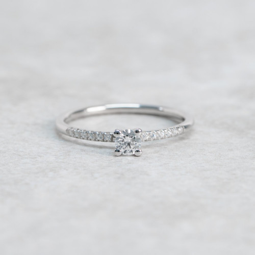 Petunia, 18K Vitguld