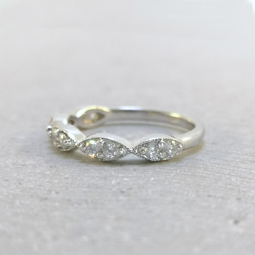 Fläder, 18K Vitguld