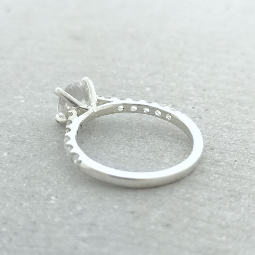 Dahlia, 18K Vitguld