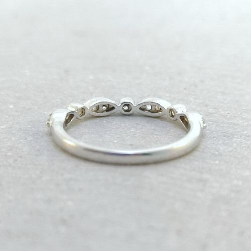 Myrten, 18K Vitguld